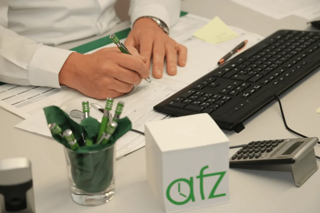 Lohn- und Gehaltsabrechnung im Backoffice der AFZ GmbH